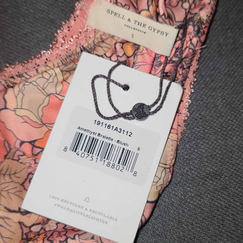 New spell designs amethyst bralette blush S bra - Picture 13 of 15